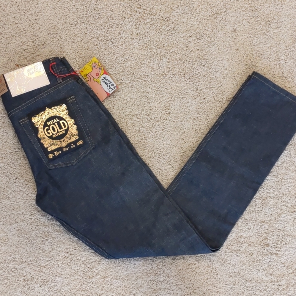 Naked & Famous Real Gold Selvedge Jeans